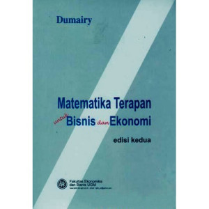 Matematika Terapan untuk Bisnis dan Ekonomi