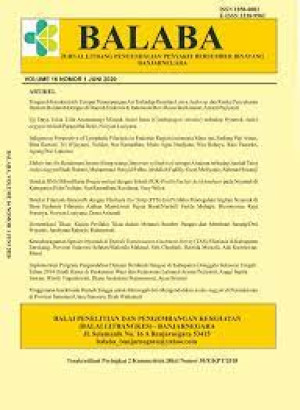 BALABA: Jurnal Litbang pengendalian Penyakit Bersumber Binatang Banjarnegara