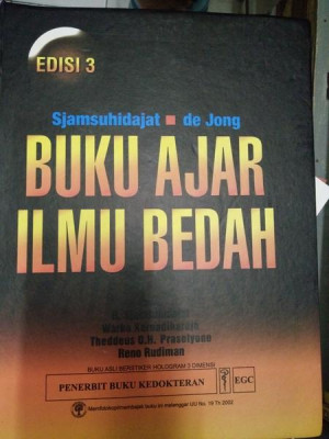 Buku Ajar Ilmu Bedah Edisi 3