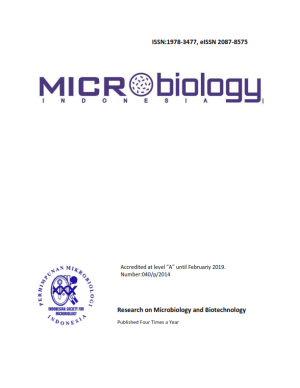 Image of Microbiology Indonesia (Terakreditasi A, No. 040/P/2017)